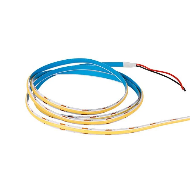 Komplettes Set | 5 m COB-LED-Streifen 8 mm | 12 Volt | IP20 | 10 W/m | 950 lm/m | Kabellos dimmbar