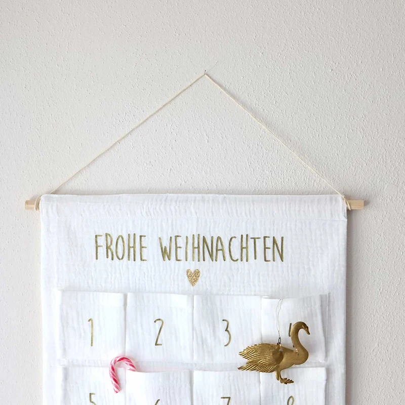 Adventskalender zum Befüllen | Frohe Weihnachten