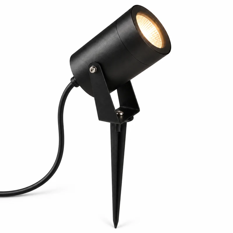 Spike-Spot | SPIKE | GU10 | IP65 | Schwarz | Rund