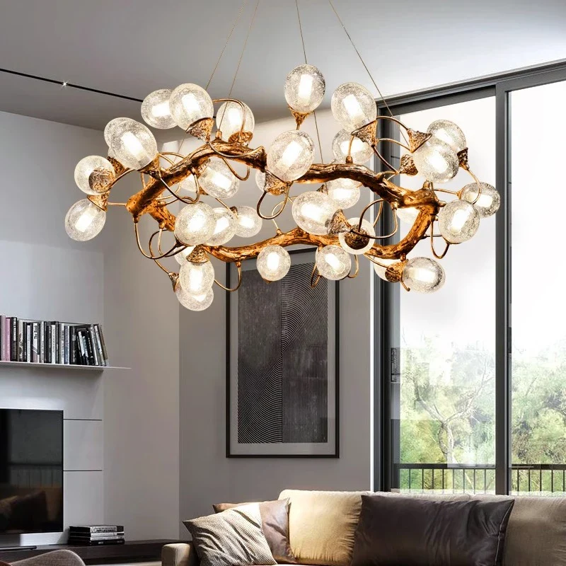 Moderne LED-Hängeleuchte aus Legierung für Wohnzimmer – Circlux
