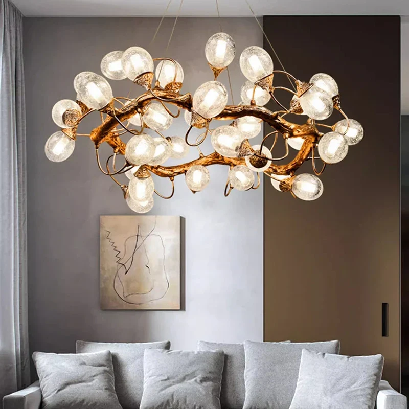 Moderne LED-Hängeleuchte aus Legierung für Wohnzimmer – Circlux