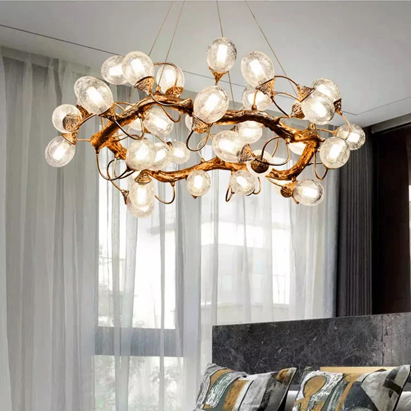 Moderne LED-Hängeleuchte aus Legierung für Wohnzimmer – Circlux