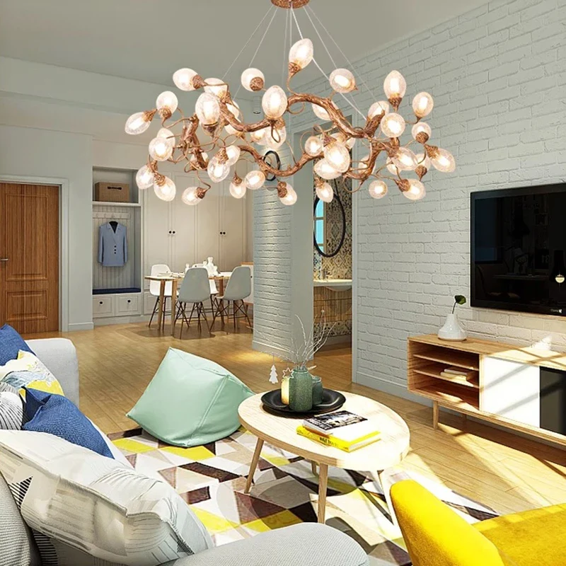 Moderne LED-Hängeleuchte aus Legierung für Wohnzimmer – Circlux