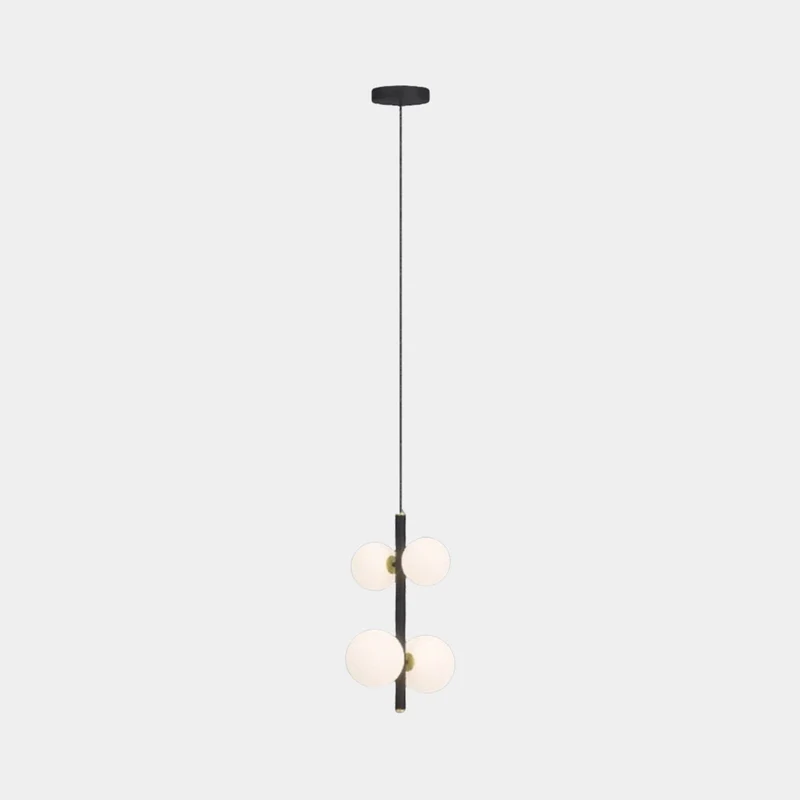 Chandelier Modern Glass Ball for Staircase High Ceiling