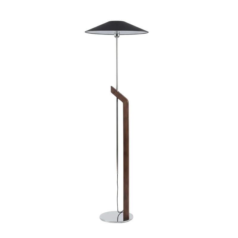 Minimalistische Stehlampe aus Holz für Wohnzimmer – Armoniel