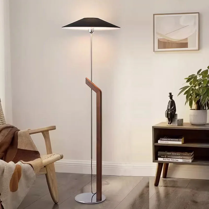 Minimalistische Stehlampe aus Holz für Wohnzimmer – Armoniel