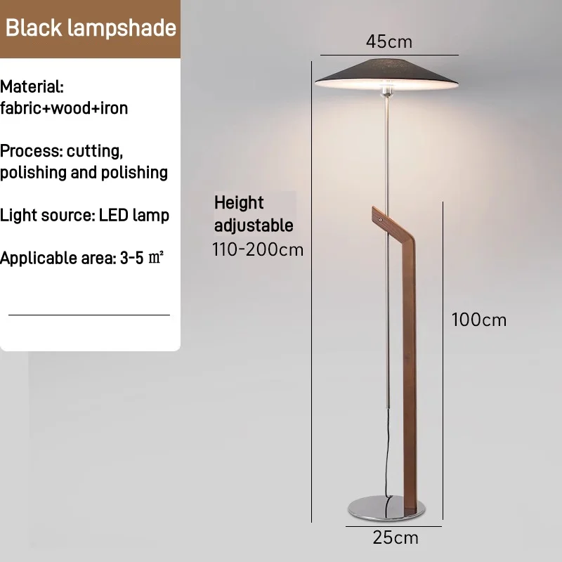 Minimalistische Stehlampe aus Holz für Wohnzimmer – Armoniel