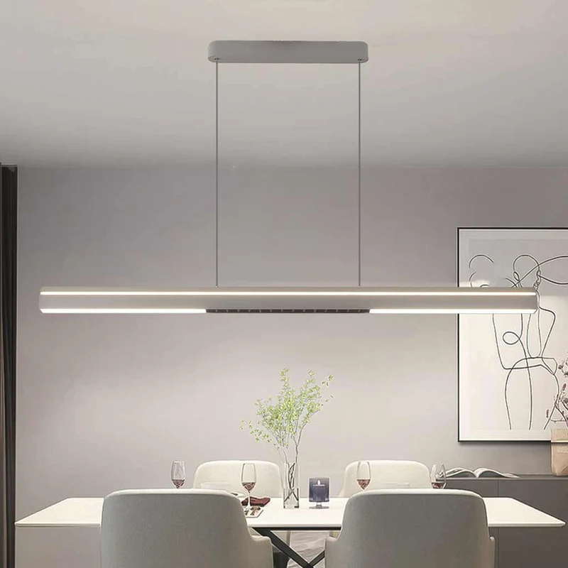 Pendant Light Minimalist Linear Anti-Glare LED, 3 Colors