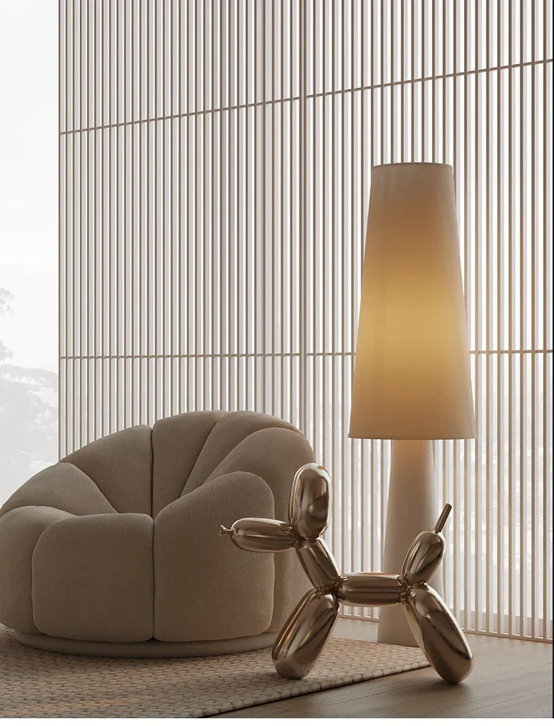 Nordische Stehlampe aus Stoff für Wohnzimmer – Aironde