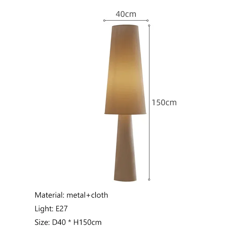Nordische Stehlampe aus Stoff für Wohnzimmer – Aironde
