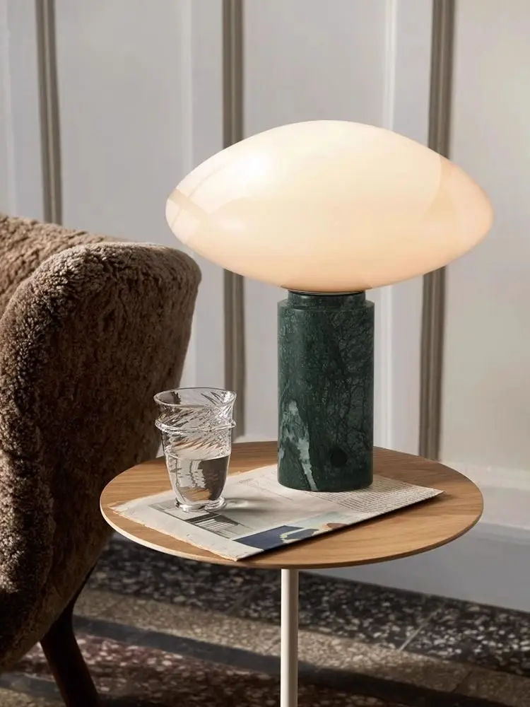 Nordische Vintage-Marmor-Tischlampe für Wohnzimmer – Armonique