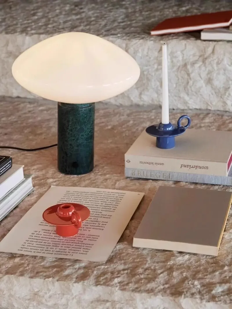 Nordische Vintage-Marmor-Tischlampe für Wohnzimmer – Armonique