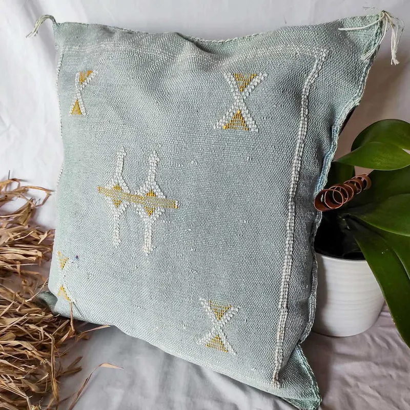 Boho Kissen aus Kaktus Seide