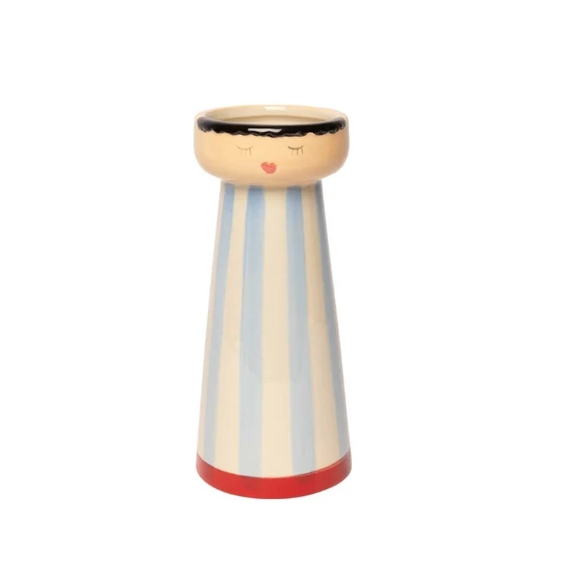 Gestreifte Vase Mr & Miss Hyazinthenglas