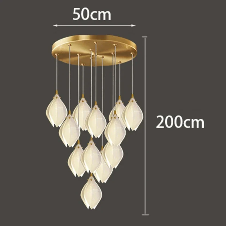Moderne Glas-Hängelampe für Wohnzimmer – Solistar