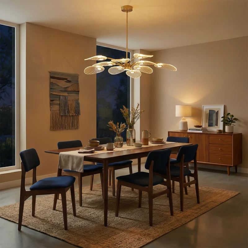 Moderne LED-Hängeleuchte aus Acryl für Wohnzimmer – Armoniquez