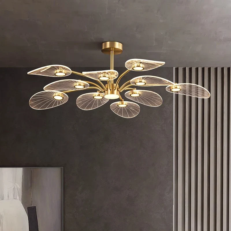Moderne LED-Hängeleuchte aus Acryl für Wohnzimmer – Armoniquez