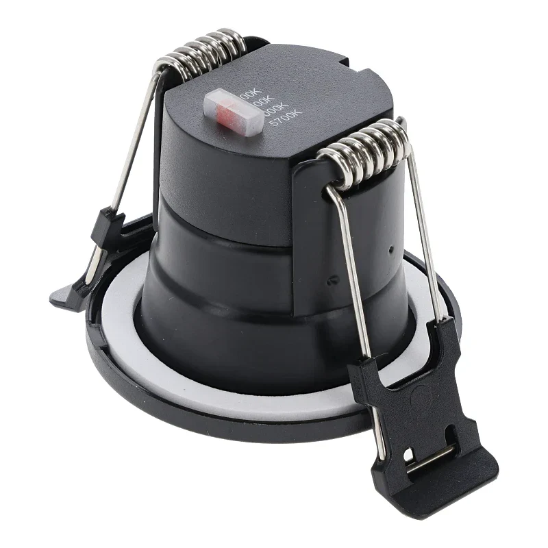 Mini-LED-Einbaustrahler | MIMI | 4 W | Farbtemperaturschalter | Schwarz | Dimmbar