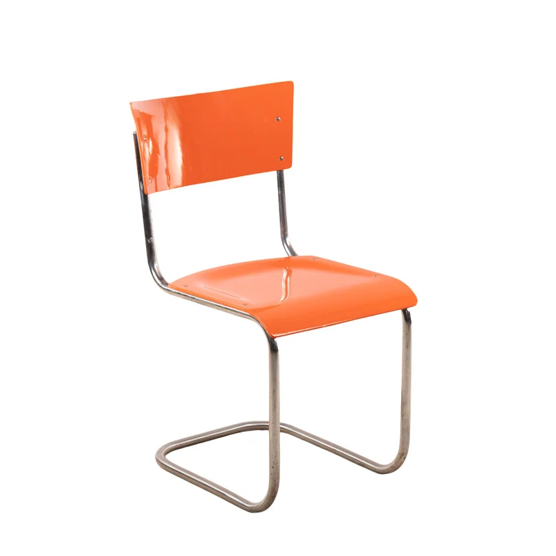1930er Bauhaus Stuhl von Mart Stam Pistaziengrün (RAL 6019 Weißgrün)