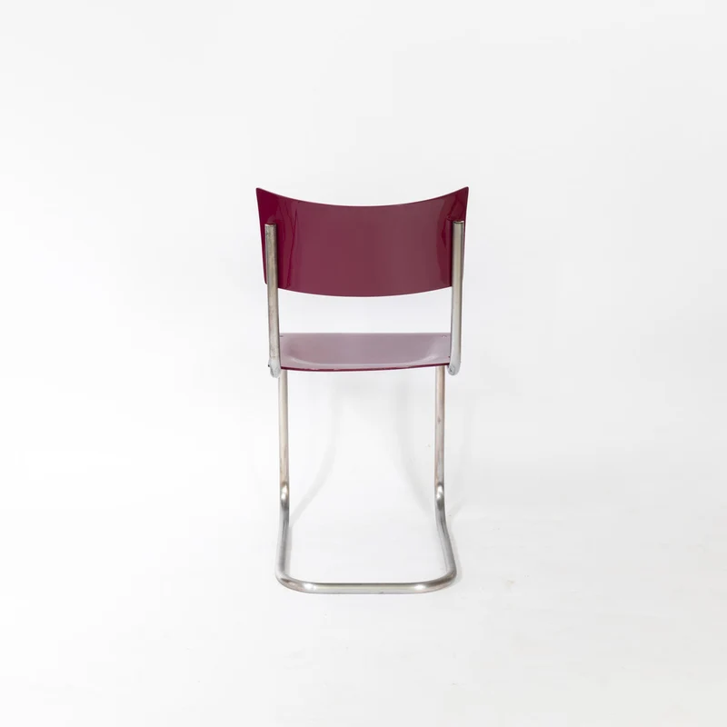 1930er Bauhaus Stuhl von Mart Stam Pistaziengrün (RAL 6019 Weißgrün)