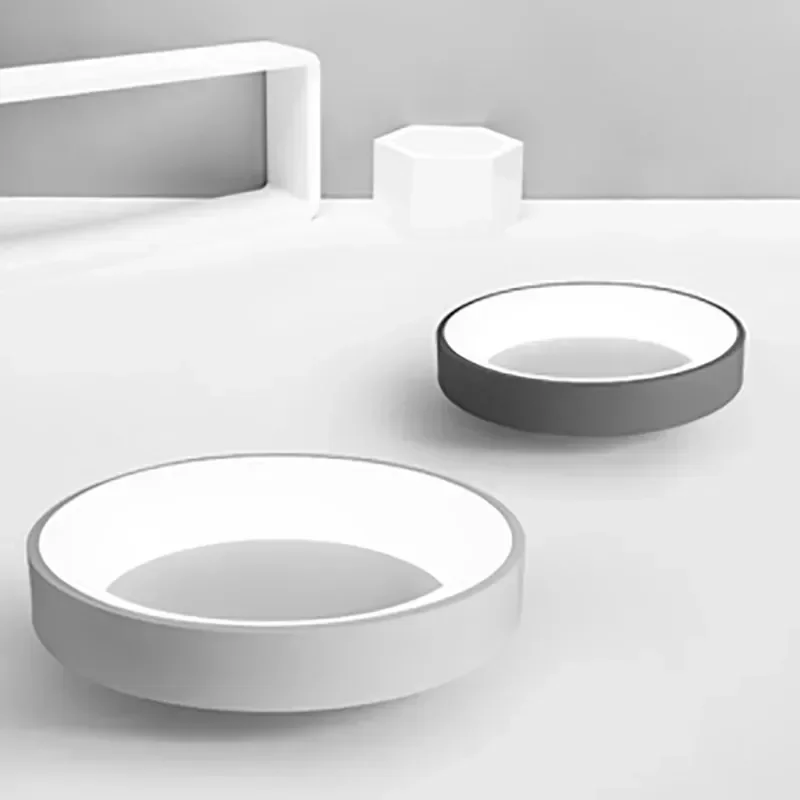Runde LED-Deckenleuchte aus Metall für Wohnzimmer – Ciraluxi