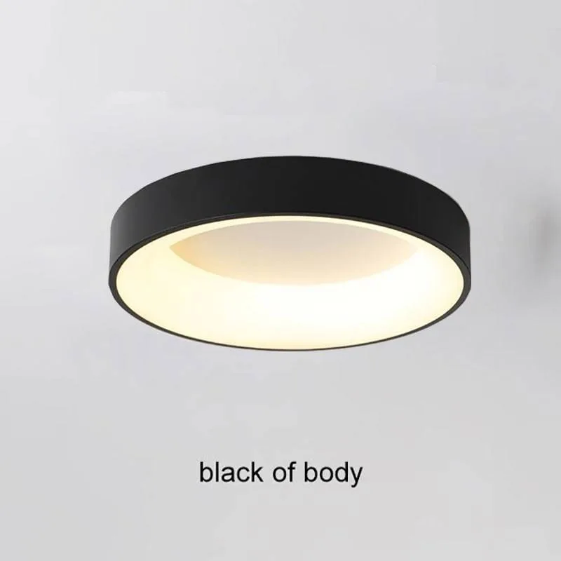 Runde LED-Deckenleuchte aus Metall für Wohnzimmer – Ciraluxi