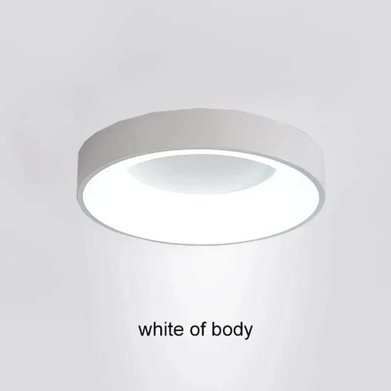 Runde LED-Deckenleuchte aus Metall für Wohnzimmer – Ciraluxi