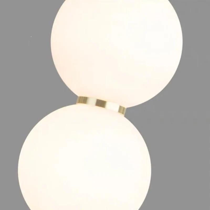 Pendant Light Long Vertical Multi Globe for High Ceiling