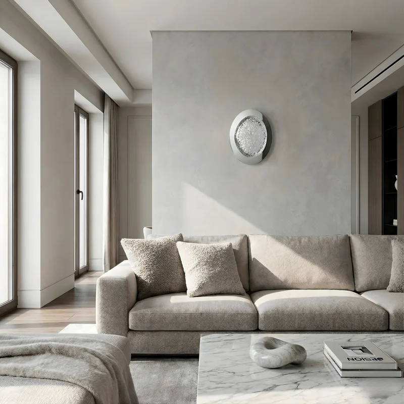 Art-Déco-Wandleuchte aus Acryl für Schlafzimmer – Séréniteia