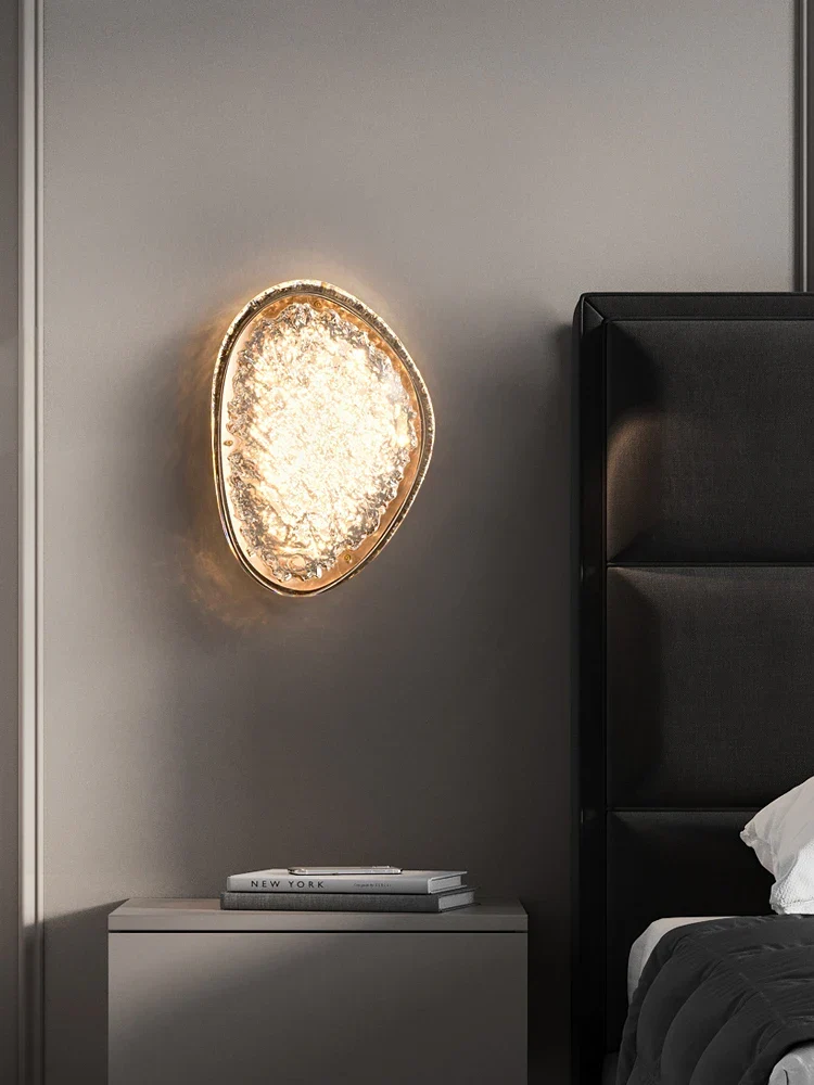 Art-Déco-Wandleuchte aus Acryl für Schlafzimmer – Séréniteia