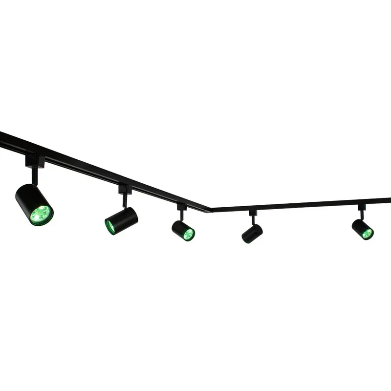 Smart Rail System 1-phasig | Schwarz | 3 Meter | HUE-kompatibel | inkl. 5x intelligente GU10-Spots
