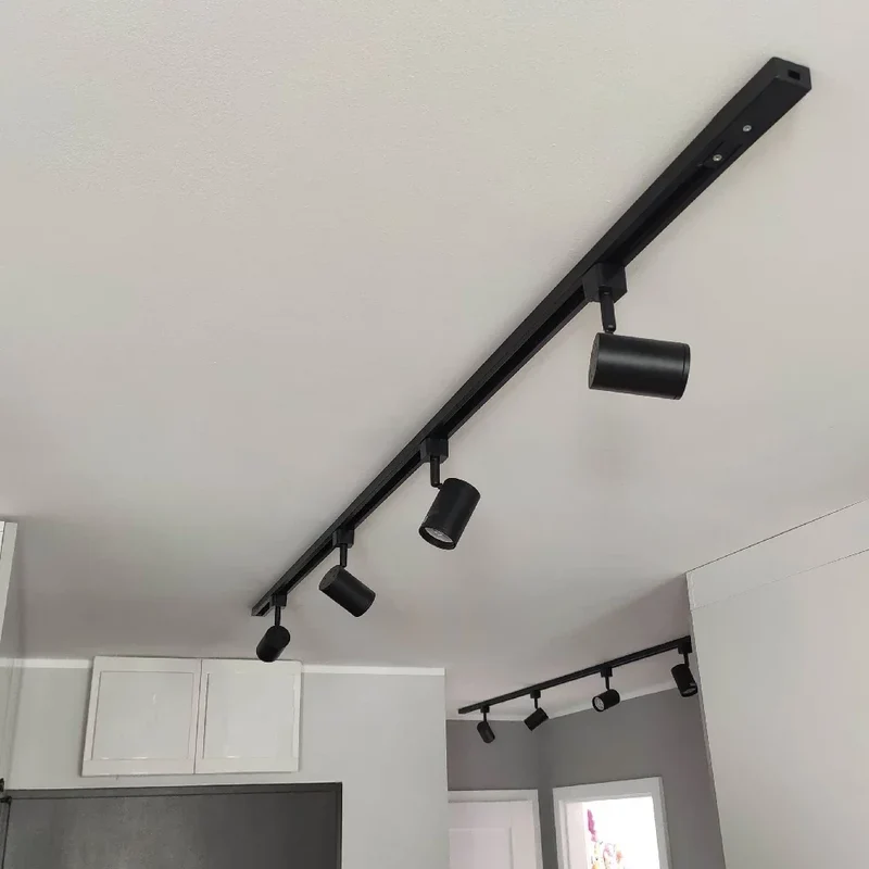 Smart Rail System 1-phasig | Schwarz | 3 Meter | HUE-kompatibel | inkl. 5x intelligente GU10-Spots