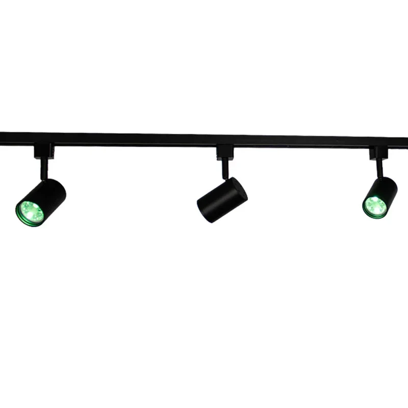 Smart Rail System 1-phasig | Schwarz | 1 Meter | HUE-kompatibel | inkl. 3x intelligente GU10-Spots