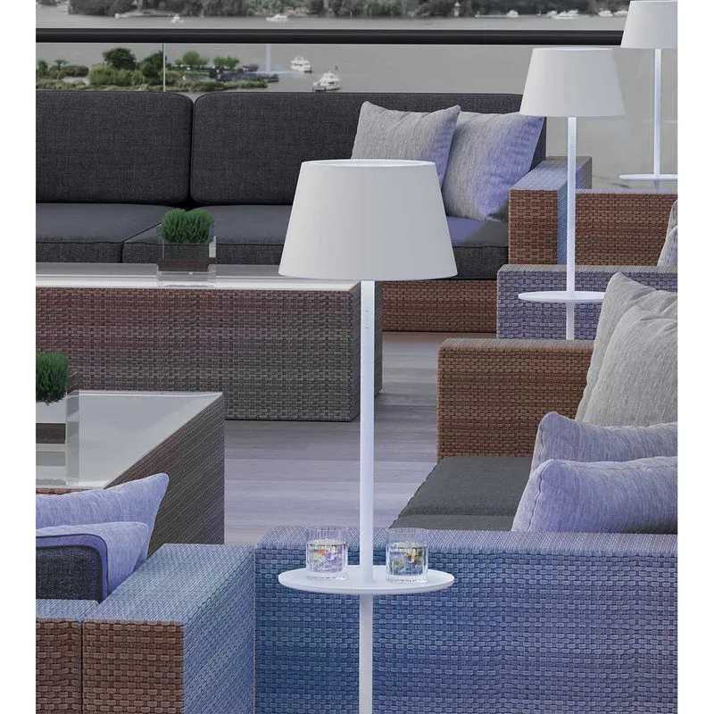 Stehlampe mit Tisch | Outdoor Lampe Garcon