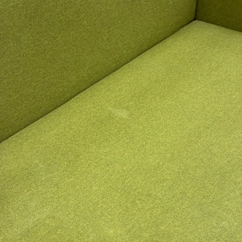 Sofa Schlafsofa 2-Sitzer Ausziehsofa Stoff Grün Schlafcouch Sofa couch Gebraucht
