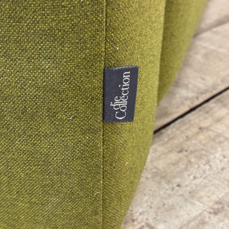 Sofa Schlafsofa 2-Sitzer Ausziehsofa Stoff Grün Schlafcouch Sofa couch Gebraucht