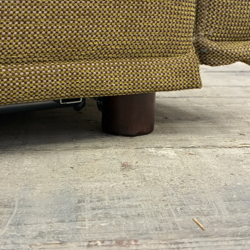 Schlafsofa 2-Sitzer Ausziehsofa Stoff 160cm Olivgrün Sofa Couch Gebraucht