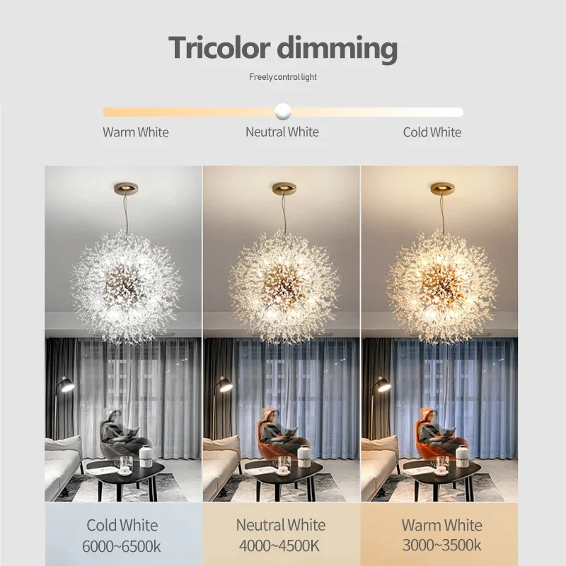 Moderne Kristall-Deckenleuchte für Schlafzimmer und Wohnzimmer – Cristarioni