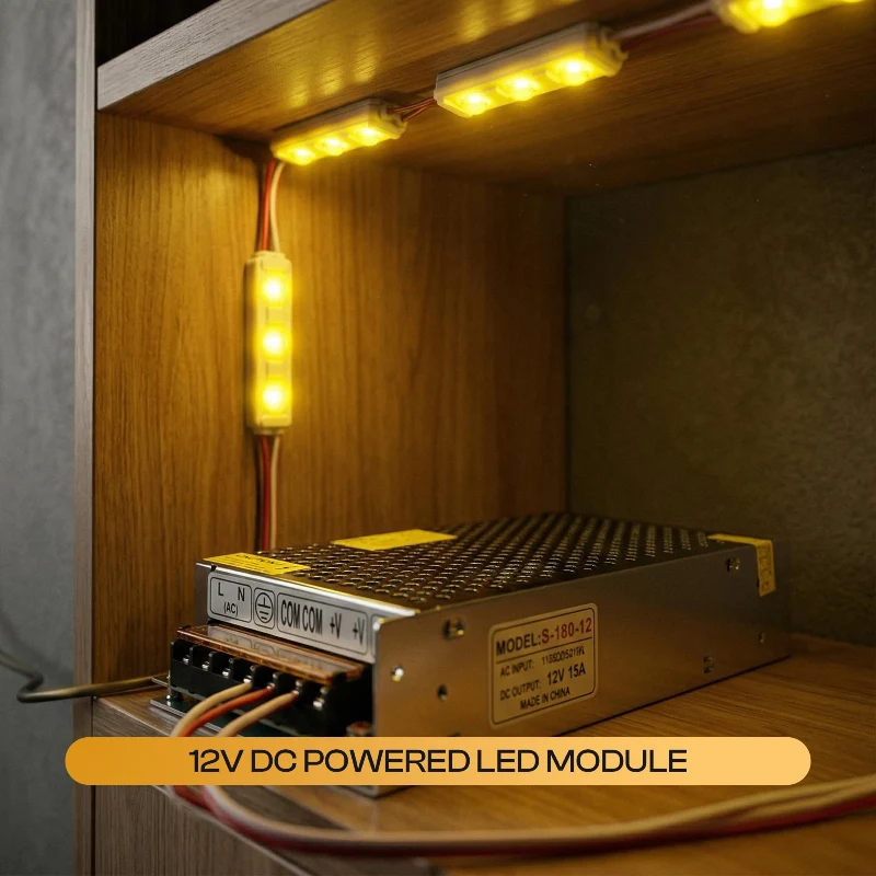 200 * LED Modul DC 12V / AC 220V Wasserdicht 1.5W für Lichtwerbung ~3742