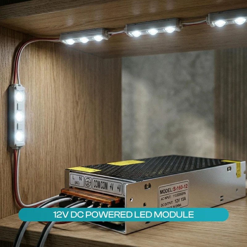 200 * LED Modul DC 12V / AC 220V Wasserdicht 1.5W für Lichtwerbung ~3742