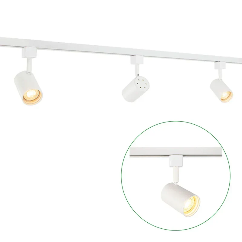 LED 1-Phasen-Schienen | Weiß | 1 Meter | Dimmbar | inkl. 3x Schienenspots