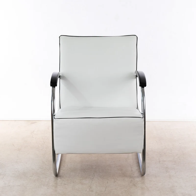 1930er Bauhaus Sessel, Mücke & Melder, 2er Paar