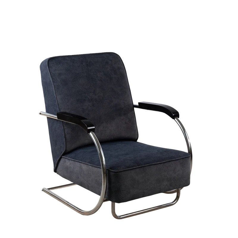 1930er Bauhaus Sessel aus Stahlrohr