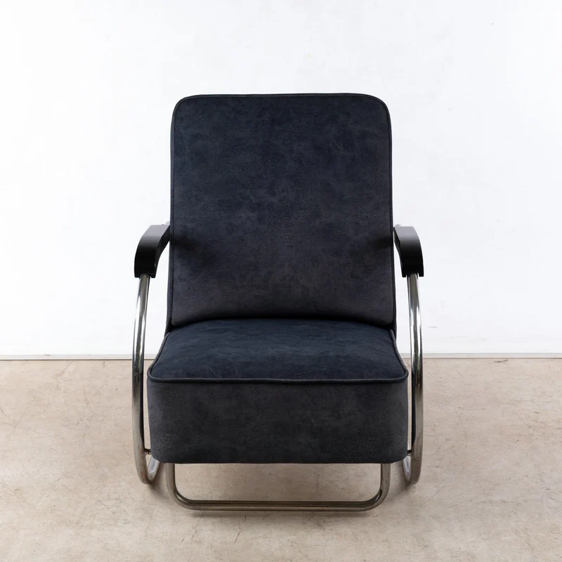 1930er Bauhaus Sessel aus Stahlrohr