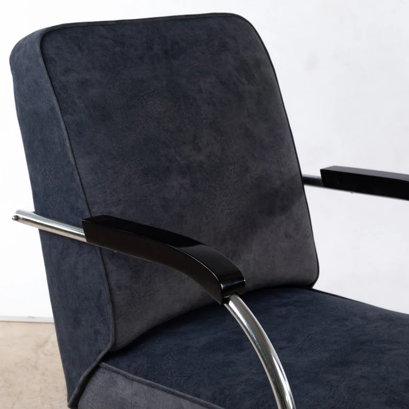 1930er Bauhaus Sessel aus Stahlrohr