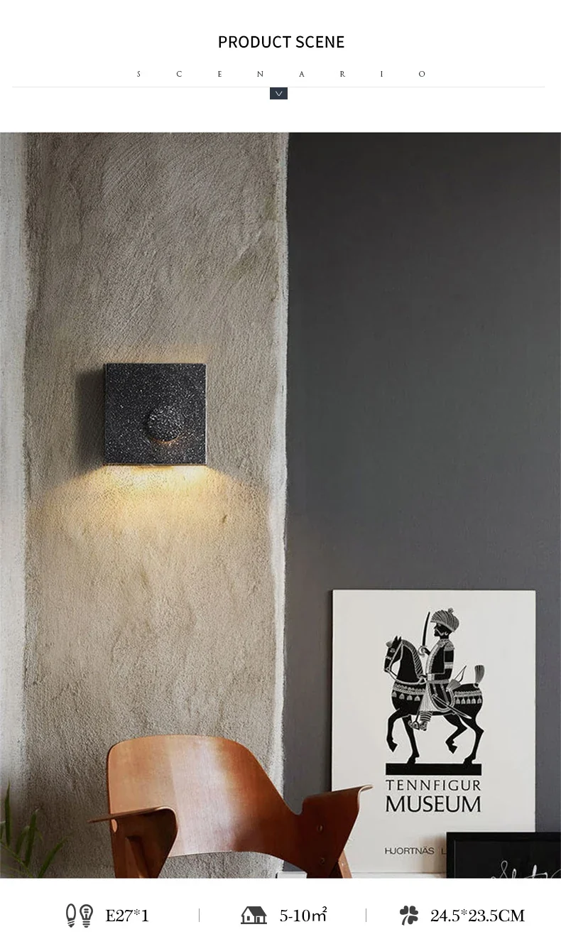Moderne Wandleuchte aus Keramik – Armonéa