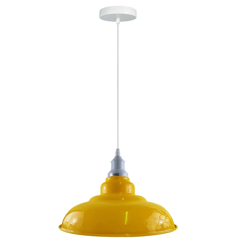 Vintage Fabriklampe – Industrie Pendelleuchte Esstisch Retro | Ø32cm | E27 ~3948