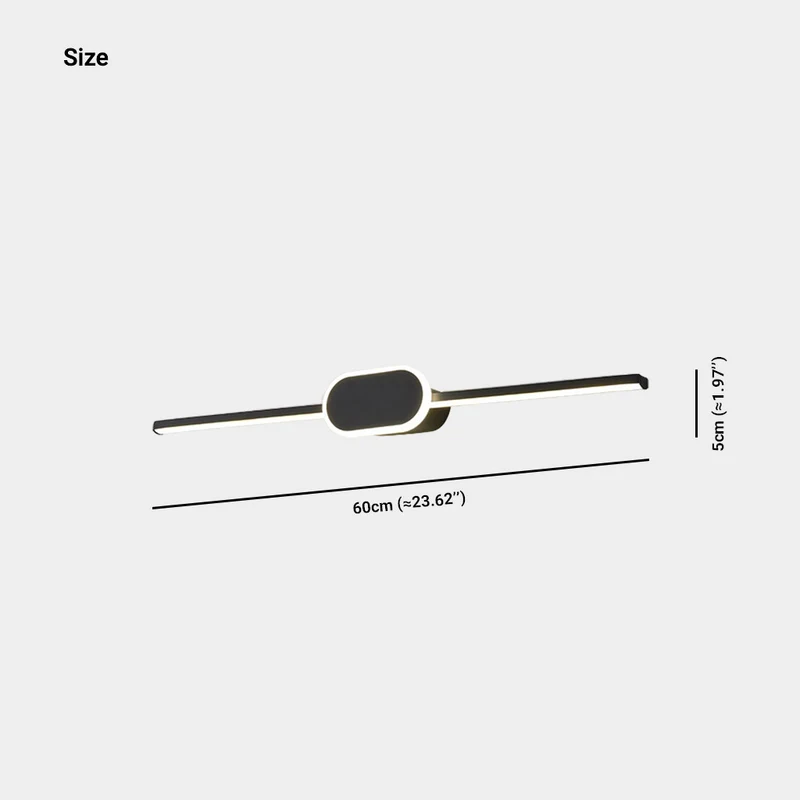 Wall Sconce Mirror Vanity Light Sleek Linear LED for Bathroom