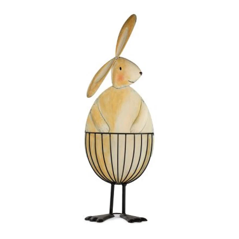 Süßer Hase mit Korb