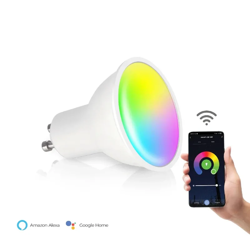 Smart TUYA - Schienensystem 1-phasig | Weiß | 1 Meter | WLAN | inkl. 3x WiFi GU10 Spots